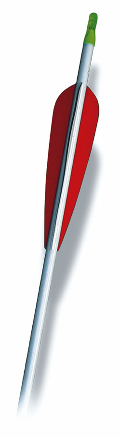 Abbey Yabby solid white fibreglass fish arrow without point large image. Click to return to Abbey Yabby solid white fibreglass fish arrow without point price and description