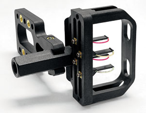 GWS S2 4 pin fibre optic sight, black, RH or LH image