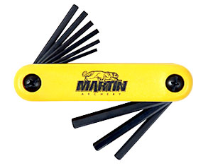 Martin 9 piece Allen Hex Wrench Set image