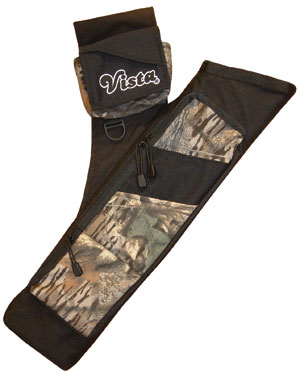Vista Padre 4 tube quiver, 22" long RH black image
