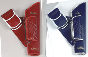 Cartel Side Quiver 19" long, blue, RH image