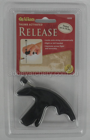Abbey Frilled Neck Lizard Thumb Trigger Release Aid image