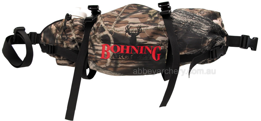 Bohning Bowhunters Gear Belt with 2 Zip Pouches Camo large image. Click to return to Bohning Bowhunters Gear Belt with 2 Zip Pouches Camo price and description