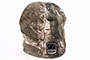 Bear camo and blaze orange reversible beanie - click for more information