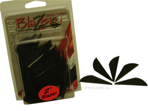 Bohning Blazer Vane 2" Black 100's image