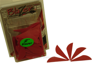 Bohning Blazer Vane 2" Red 100's image