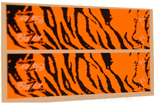 Bohning Tiger BlazerWraps for carbon arrows and shafts, Orange Tiger image