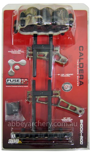 FUSE Caldera 6 arrow 2 piece bow quiver, camo RH or LH image