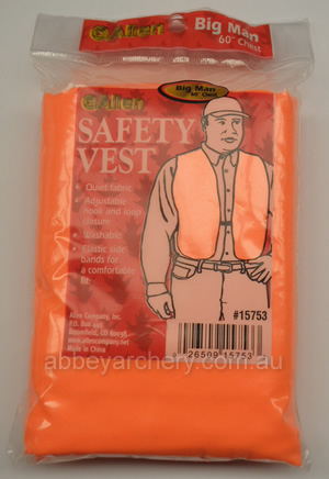 Cassowary Blaze Orange Hunters Safety Vest Large Adult image