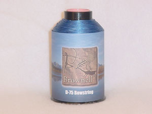 Brownell D75 Dyneema Bowstring 4oz Black image