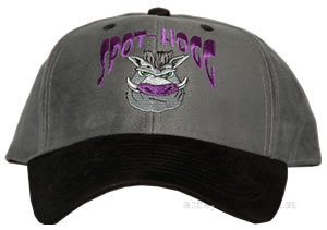 Spot-Hogg Cap Grey with Black Peak image