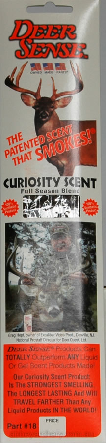 Deer Sense Curiosity Scent Full Season Blend, 6 pack large image. Click to return to Deer Sense Curiosity Scent Full Season Blend, 6 pack price and description