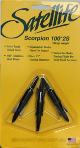 Satellite Scorpion 2 Blade Mechanical Broadhead 100gr 3 Pack image
