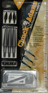 Chuck Adams Super Slam 2, 3, 4 blade broadhead 110, 125, 140gr 3 pack image