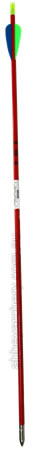 Wood Economy Target Arrow <40# with vanes dozen image
