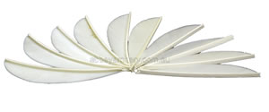 Trueflight Feathers 2.5" Flu White pack 25 image