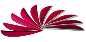 Trueflight Feathers 2.5" Scarlet Red pack 25 image