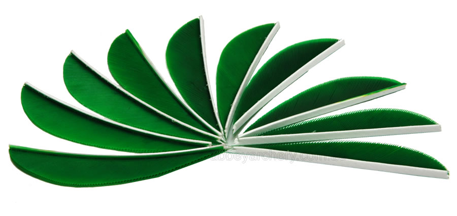 Trueflight Feathers 4" parabolic kelly green pack 100 large image. Click to return to Trueflight Feathers 4" parabolic kelly green pack 100 price and description