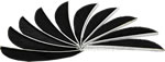 Trueflight Feathers 2.5" Shadow Black pack 25 image