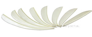 Trueflight Feathers 5" Flu White pack 100 image