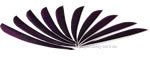 Trueflight Feathers 5" Royal Purple pack 25 image