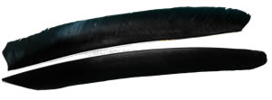 Trueflight Feathers Full Length shadow black pack 12 image