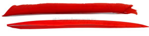 Trueflight Feathers Full Length Blaze Orange pack 100 image