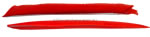 Trueflight Feathers Full Length Blaze Orange pack 12 image