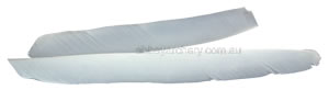 Trueflight Feathers Full Length Flu White pack 12 image