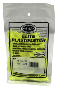 Elite Plastifletch 16 Solid Yellow Pack 100 image