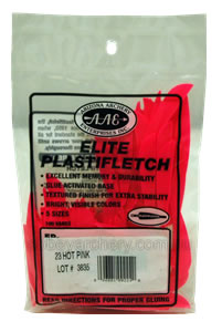Elite Plastifletch 23 Hot Pink Pack 100 image