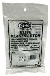 Elite Plastifletch 23 White Pack 100 image