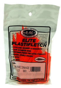Elite Plastifletch 26 Fire Orange Pack 25 image