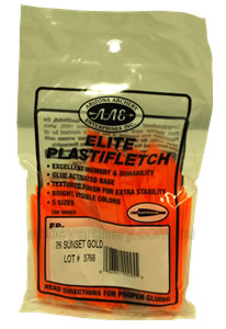 Elite Plastifletch 26 Sunset Gold Pack 25 image