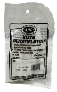 Elite Plastifletch 26 White Pack 100 image