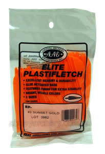 Elite Plastifletch 40 Sunset Gold Pack 100 image