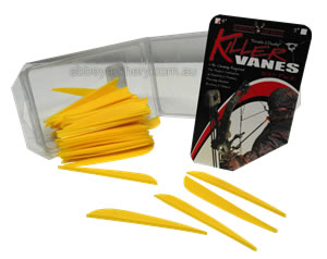 Bohning Killer Vane 4" Yellow 100's image