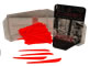 Bohning X Vane 4" Fluoro Red 100's image