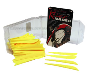 Bohning Killer Vane 4" Neon Yellow 100's image