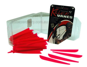 Bohning Killer Vane 5" Hot Pink 100's image