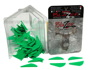 Bohning Mini-Blazer Vane 1.5" Neon Green 100's image