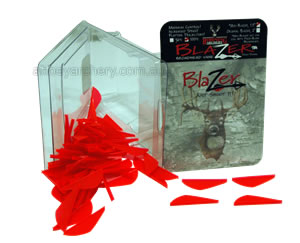 Bohning Mini-Blazer Vane 1.5" Fluoro Red 100's image