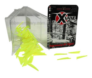 Bohning X Vane 1.5" Fluoro Yellow Shield 100's image