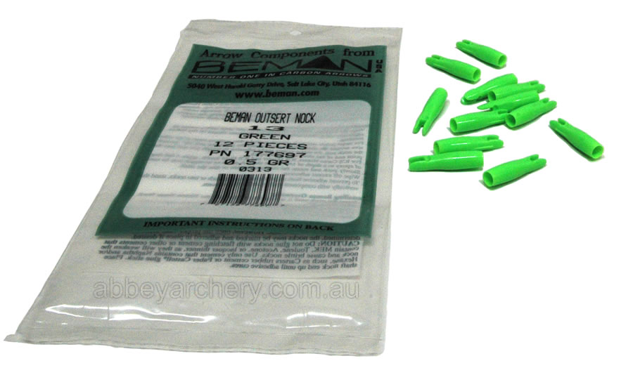 Beman Flash Nock 13-64" 5.0mm Fluoro Green 12's large image. Click to return to Beman Flash Nock 13-64" 5.0mm Fluoro Green 12's price and description