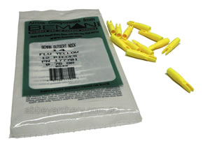 Beman Flash Nock 14-64" 5.5mm Fluoro Yellow 12's image