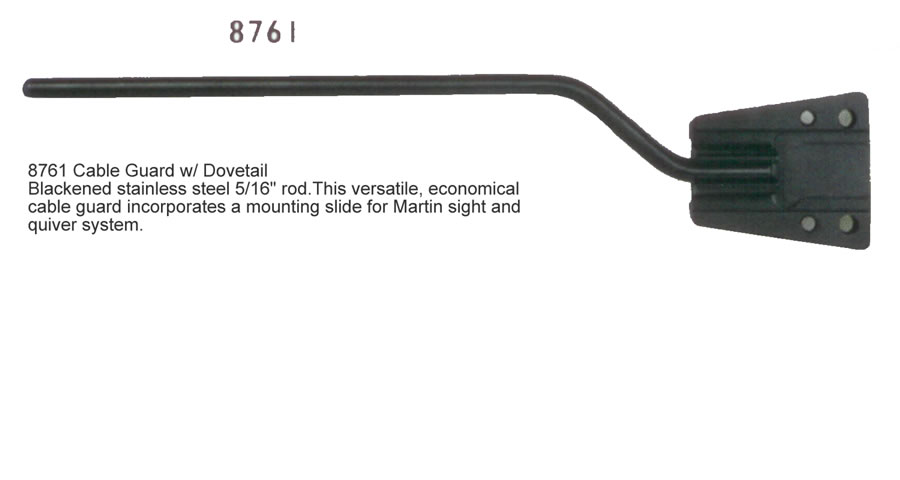 Martin Cable Guard 5-16" Black Stainless Steel Rod large image. Click to return to Martin Cable Guard 5-16" Black Stainless Steel Rod price and description
