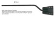 Martin Cable Guard 5-16" Black Stainless Steel Rod image