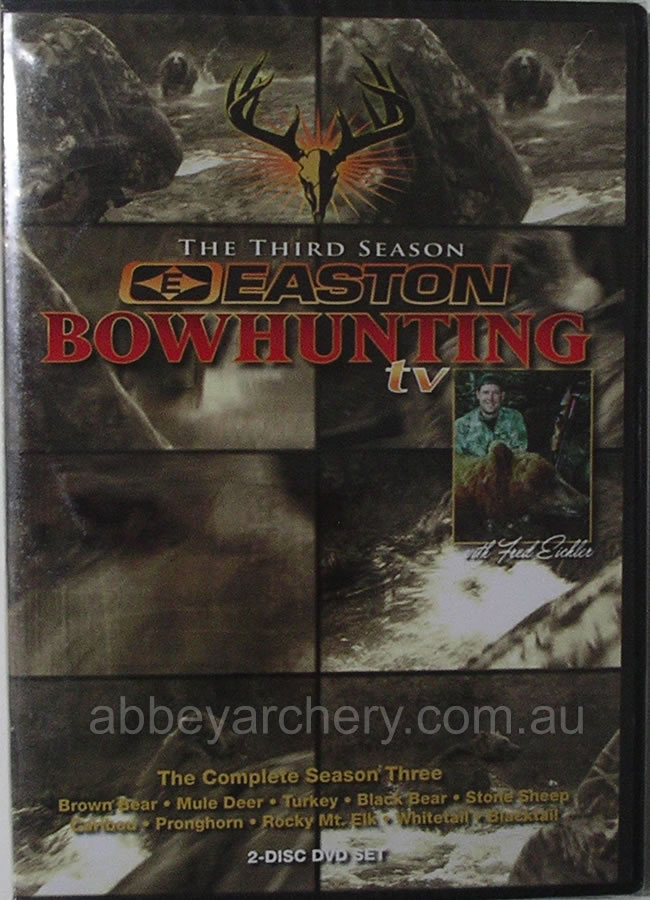 DVD Easton Bowhunting TV Season Three 2 DVD set large image. Click to return to DVD Easton Bowhunting TV Season Three 2 DVD set price and description