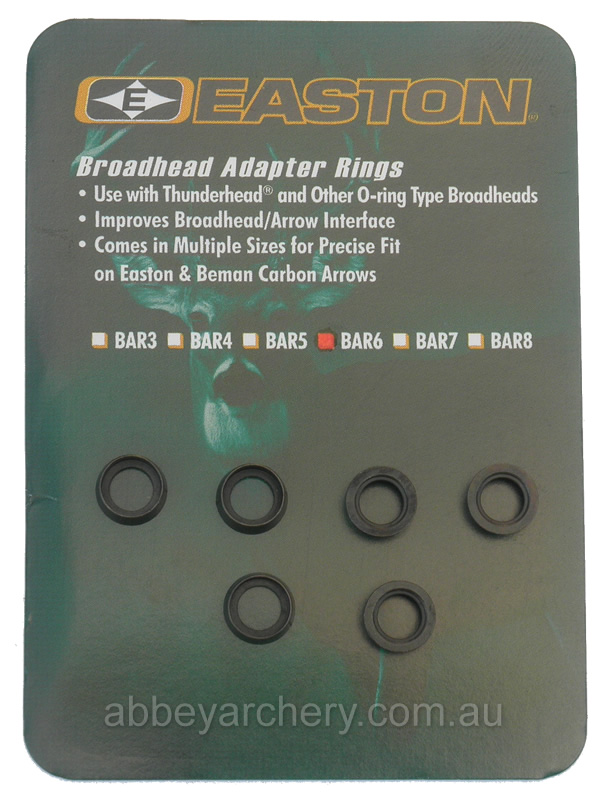 Easton Broadhead Adapter Rings 12pk