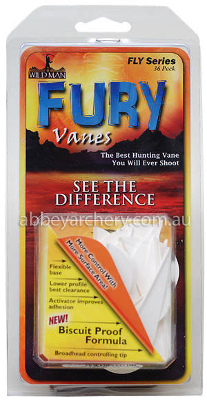 WildMan Fury Vane 2.5" White 36's image
